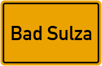 City Sign Bad Sulza