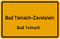 Hintere Talstraße in Bad Teinach-ZavelsteinBad Teinach