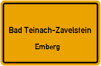 Schmieher Straße in Bad Teinach-ZavelsteinEmberg
