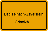 Gartenbergstraße in Bad Teinach-ZavelsteinSchmieh