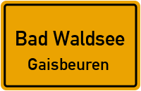 Kohlgasse in 88339 Bad Waldsee (Gaisbeuren)