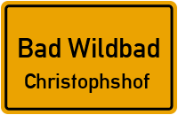 Straßenverzeichnis Bad Wildbad Christophshof