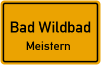 Straßenverzeichnis Bad Wildbad Meistern