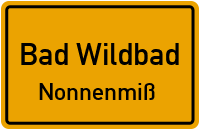 Großenzhangweg in Bad WildbadNonnenmiß