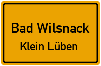 Bad Wilsnacker Straße in Bad WilsnackKlein Lüben