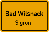 Sigrön in Bad WilsnackSigrön