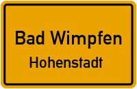 Straßenverzeichnis Bad Wimpfen Hohenstadt