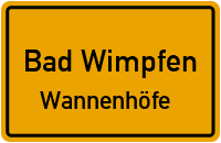 Wannenhöfe in Bad WimpfenWannenhöfe