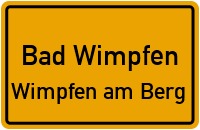 Erich-Sailer-Straße in Bad WimpfenWimpfen am Berg