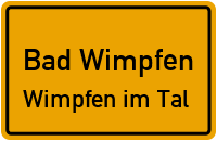 Brunnenstubenweg in Bad WimpfenWimpfen im Tal