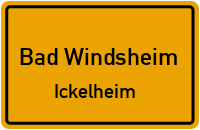 Hauptstraße in Bad WindsheimIckelheim