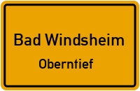 Seebergstraße in Bad WindsheimOberntief