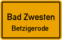 Straßen in Bad Zwesten Betzigerode