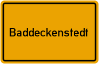 City Sign Baddeckenstedt