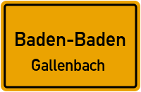 Grünbachweg in Baden-BadenGallenbach