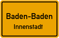 Stephanienstraße in Baden-BadenInnenstadt