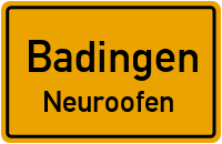 Straßen in Badingen Neuroofen