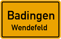 Straßen in Badingen Wendefeld
