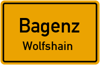 Straßen in Bagenz Wolfshain