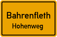 Hohenweg in BahrenflethHohenweg