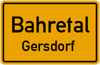 Gersdorf in 01819 Bahretal (Gersdorf)