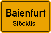 Stöcklisstraße in BaienfurtStöcklis
