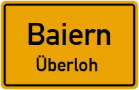 Straßen in Baiern Überloh