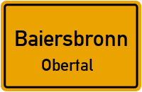 Straßenverzeichnis Baiersbronn Obertal