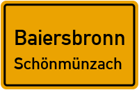 Waldstraße in BaiersbronnSchönmünzach