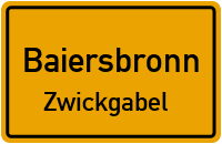 Steingrundweg in BaiersbronnZwickgabel