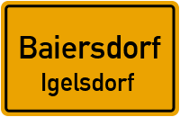 Straßenverzeichnis Baiersdorf Igelsdorf