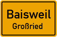 Straßenverzeichnis Baisweil Großried