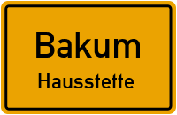 Straßenverzeichnis Bakum Hausstette