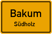 Straßenverzeichnis Bakum Südholz