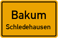Straßenverzeichnis Bakum Schledehausen
