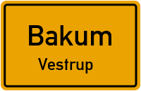 Straßenverzeichnis Bakum Vestrup
