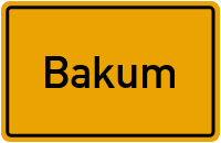 Wo liegt Bakum?