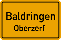 Straßen in Baldringen Oberzerf