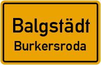 Balgstädter Straße in BalgstädtBurkersroda