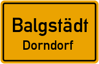 Dorfstraße in BalgstädtDorndorf
