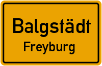 Lauchaer Straße in BalgstädtFreyburg