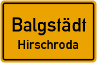 Privatweg in BalgstädtHirschroda