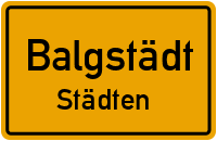 Städten in BalgstädtStädten