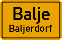 Landstraße in BaljeBaljerdorf