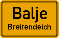 Straßenverzeichnis Balje Breitendeich
