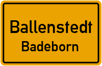 Bauerngasse in BallenstedtBadeborn
