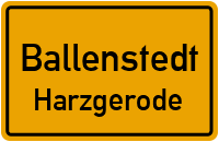 Nordstraße in BallenstedtHarzgerode