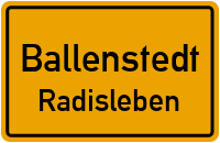 Alter Ermslebener Weg in BallenstedtRadisleben