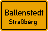 Plan in BallenstedtStraßberg