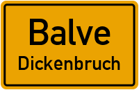 Bergstraße in BalveDickenbruch